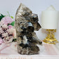 Smokey Quartz Cluster Tower 15cm 801g From Brazil (Points inconsistent not broken)