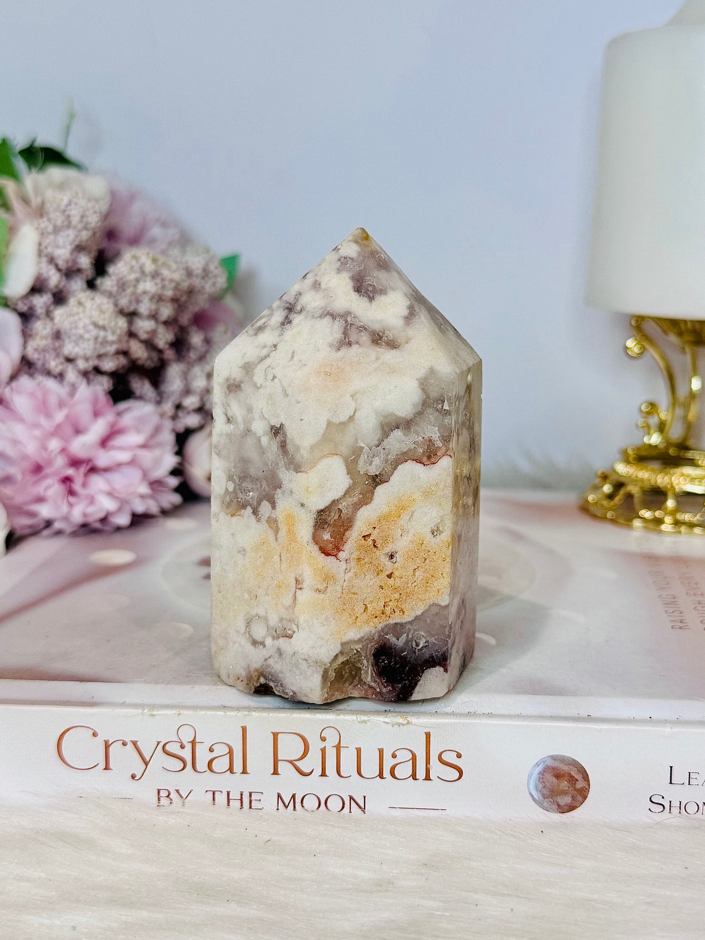 Chunky Pink Amethyst Druzy Tower 9cm 340g