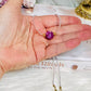 Purple Mica | Lepidolite Beaded Necklace In Gift Bag