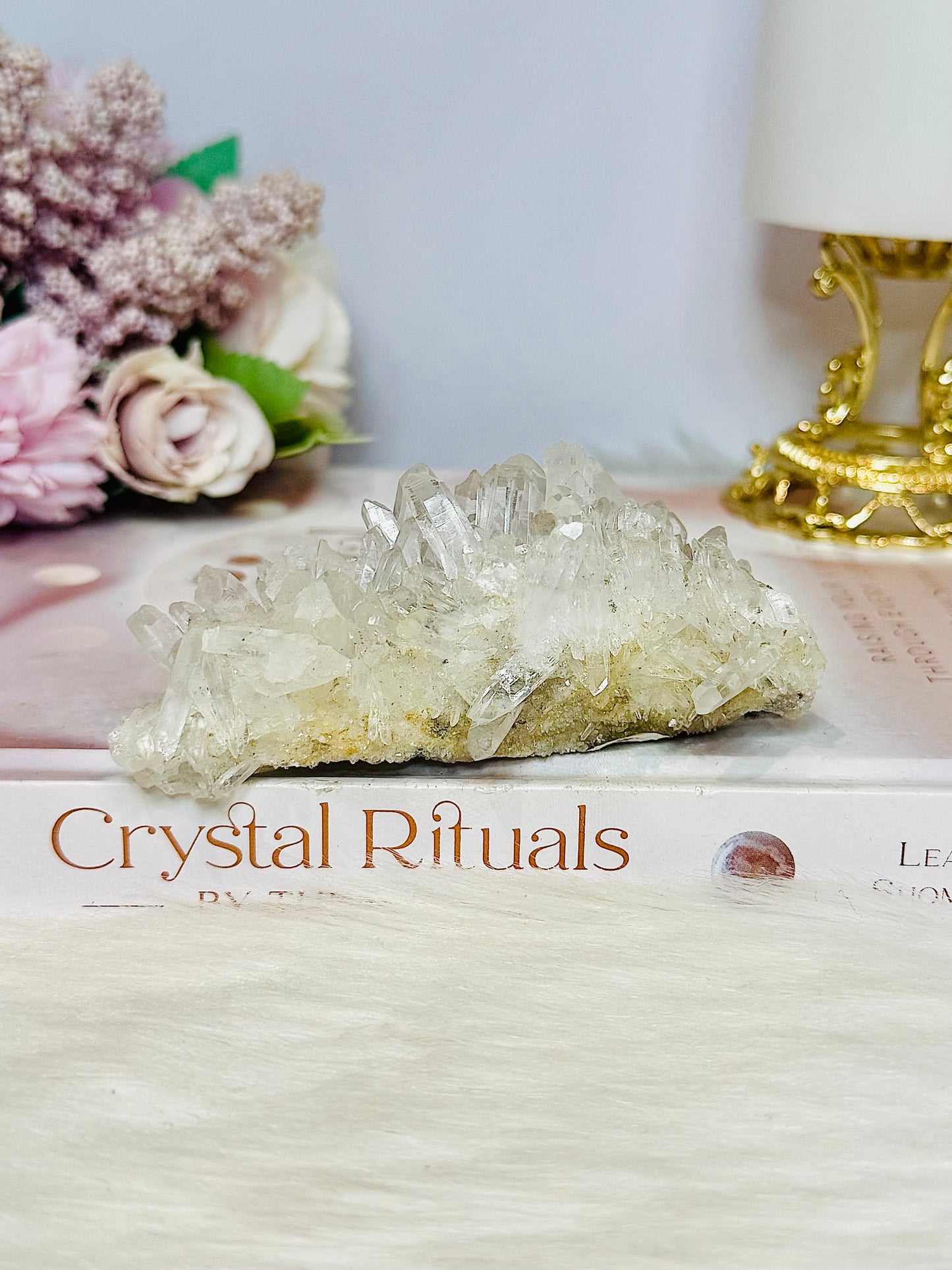 Natural Chrysanthemum Quartz Specimen 10cm