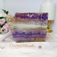 Natural Crazy Lace Amethyst Slab 12cm