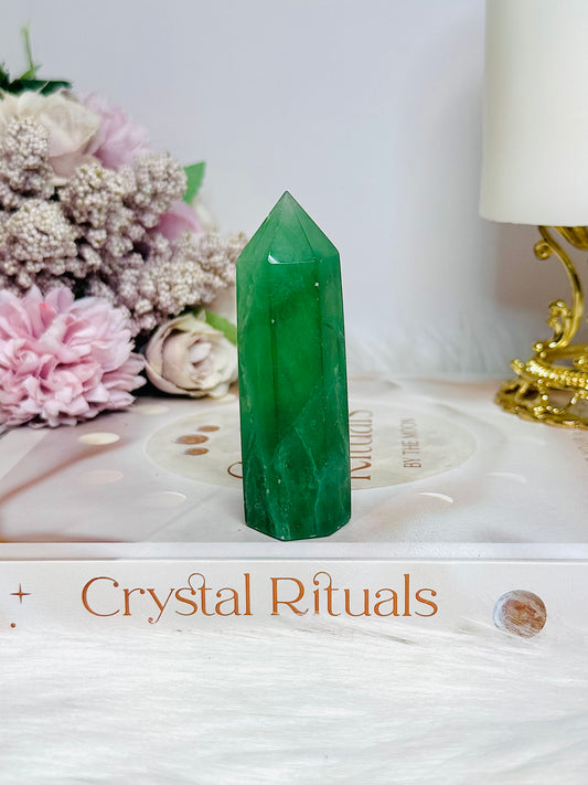 Green Fluorite Tower | Point 8cm