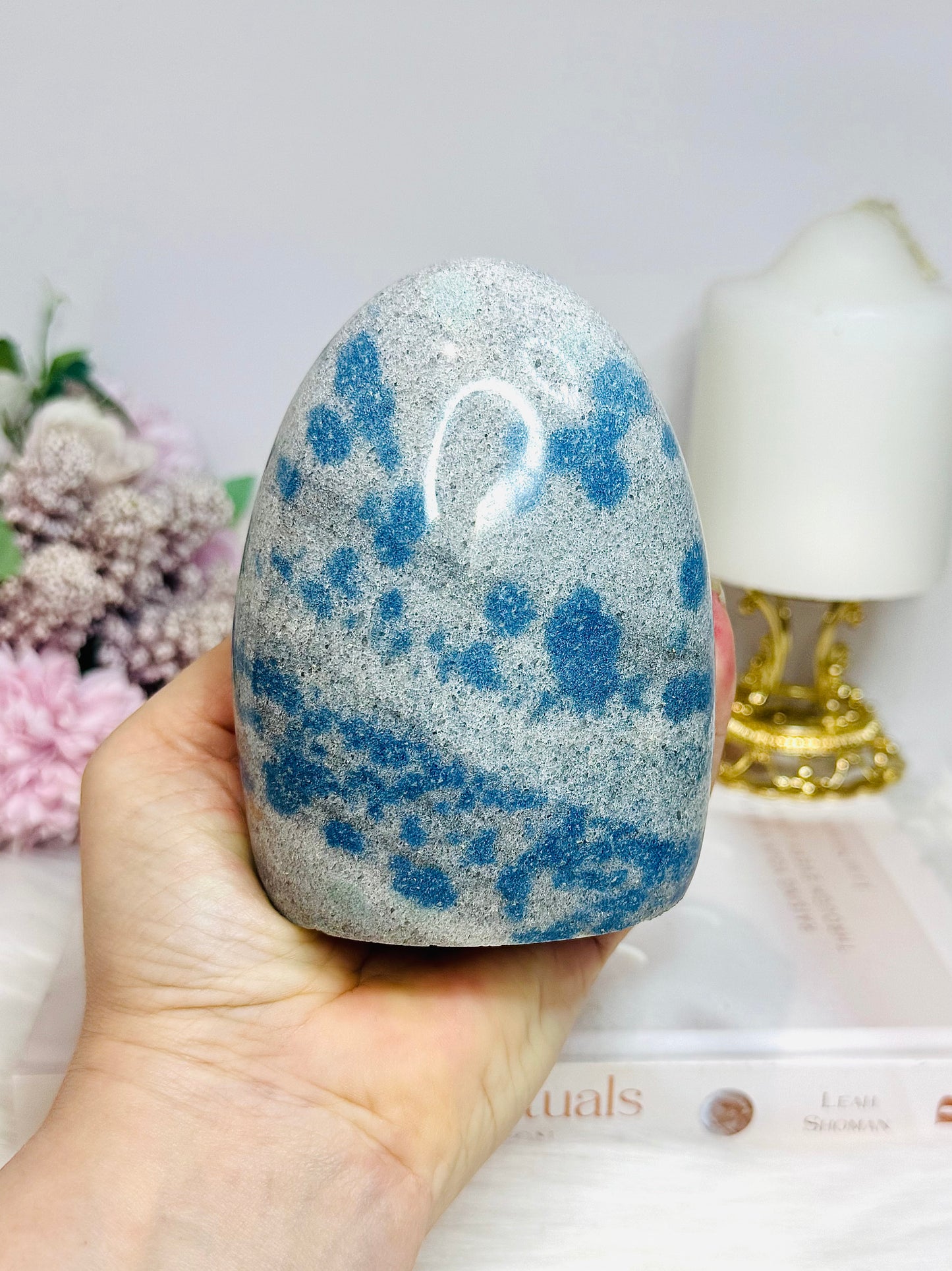 Large Natural K2 Azurite Freeform 10.5cm 750g