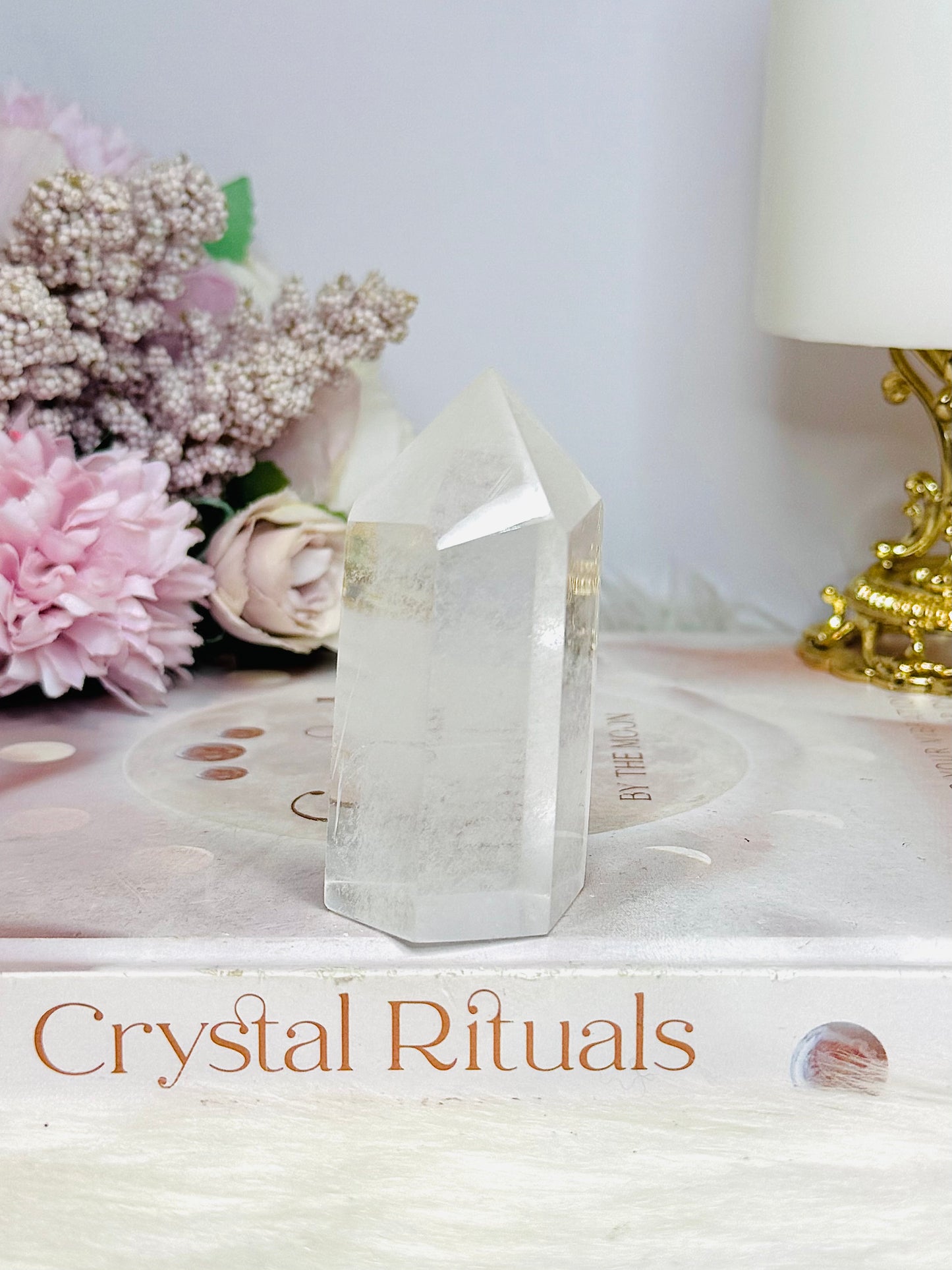 High Grade Clear Quartz Tower | Point 7cm
