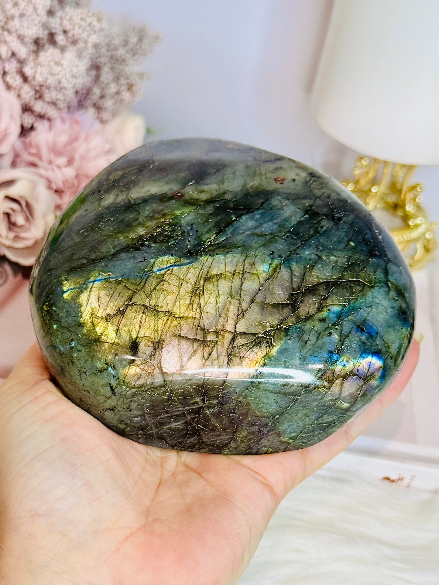 Large Labradorite Freeform Full of Flash 1.26kg