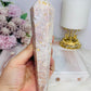Pink Agate Large Druzy Wand 18cm
