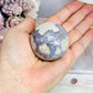 Rare Blue Flower Agate Sphere on Stand 152g