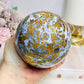 Large Brecciated Jasper Sphere on Stand 1.12KG
