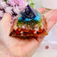 Stunning Large Resin Chakra Pyramid