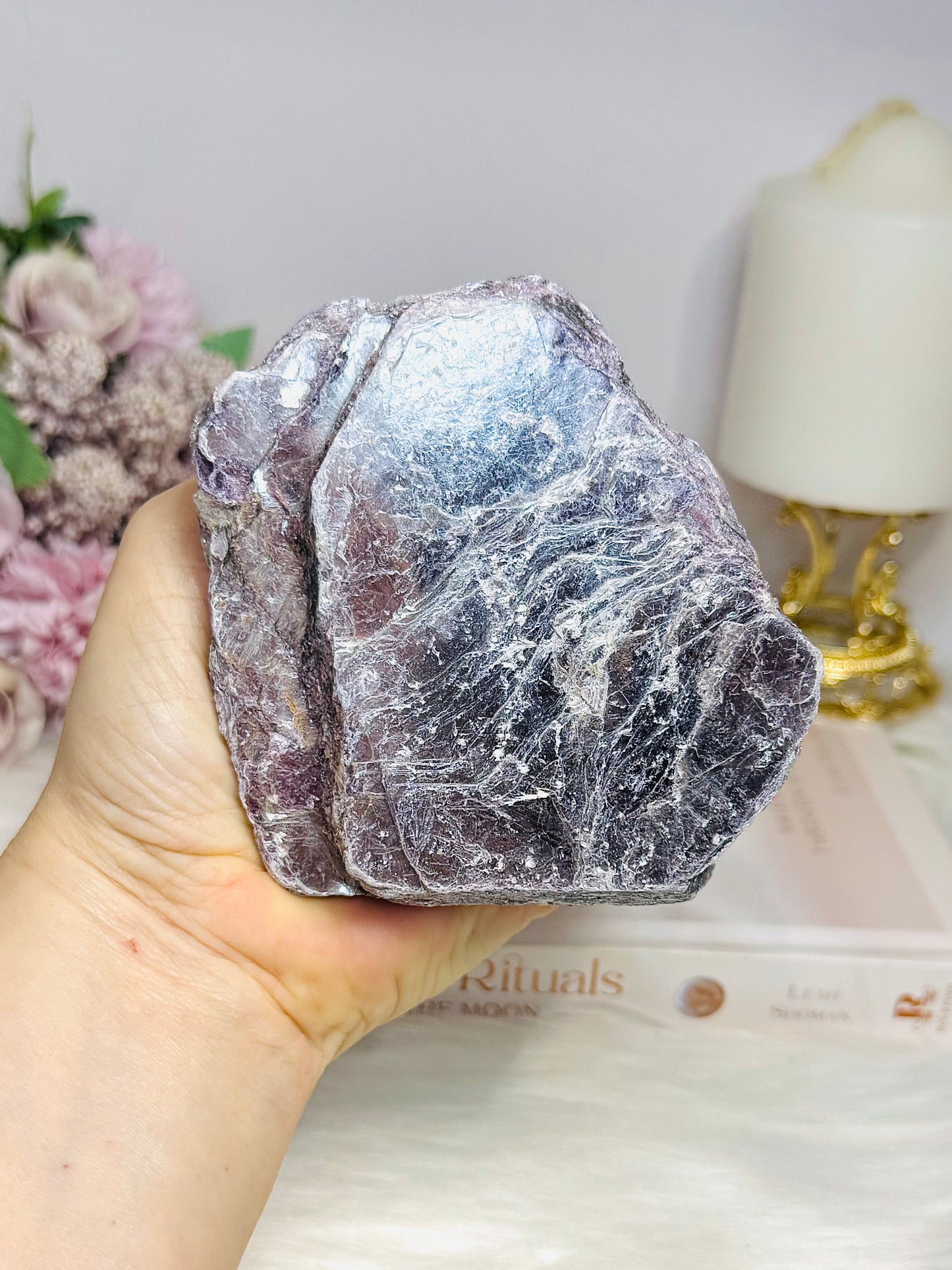 Large Purple Mica Natural Chunky Specimen 369g