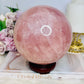 Huge Rose Quartz Sphere 3KG on Stand