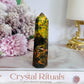 Focus On Your Goals ~ Beautiful Realgar Crystal Tower 8cm