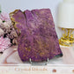 Large Natural Purpurite Slab on Stand 561g