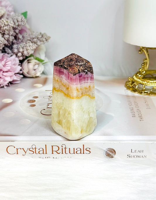 Pink Aragonite Tower 8cm