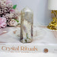 Flower Agate Tower 8cm
