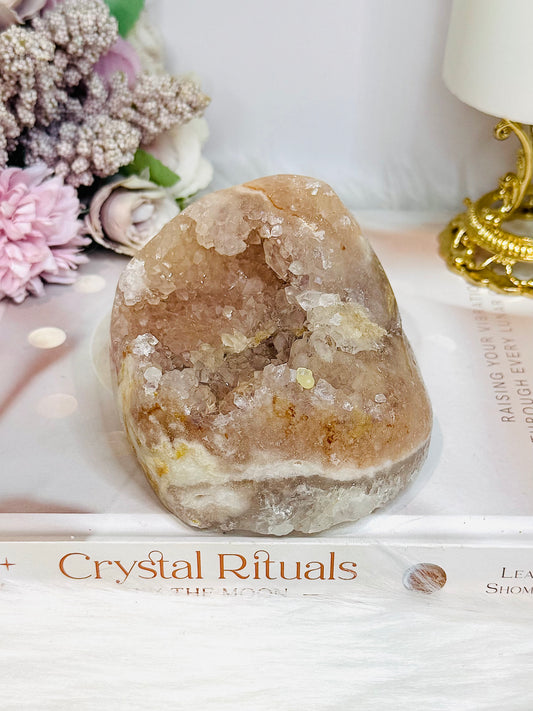 Pink Amethyst Druzy Freeform 8.5cm 569g