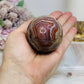 Crazy Lace Amethyst Sphere on Stand 221g