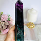 Wow!! High Grade Fabulous Large Chunky 856gram 21.5cm Fluorite Tower | Generator