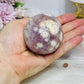 High Grade Pink Amethyst Druzy Sphere on Stand 288g