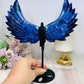 Large Blue Sodalite Angel Wings on Stand 23cm