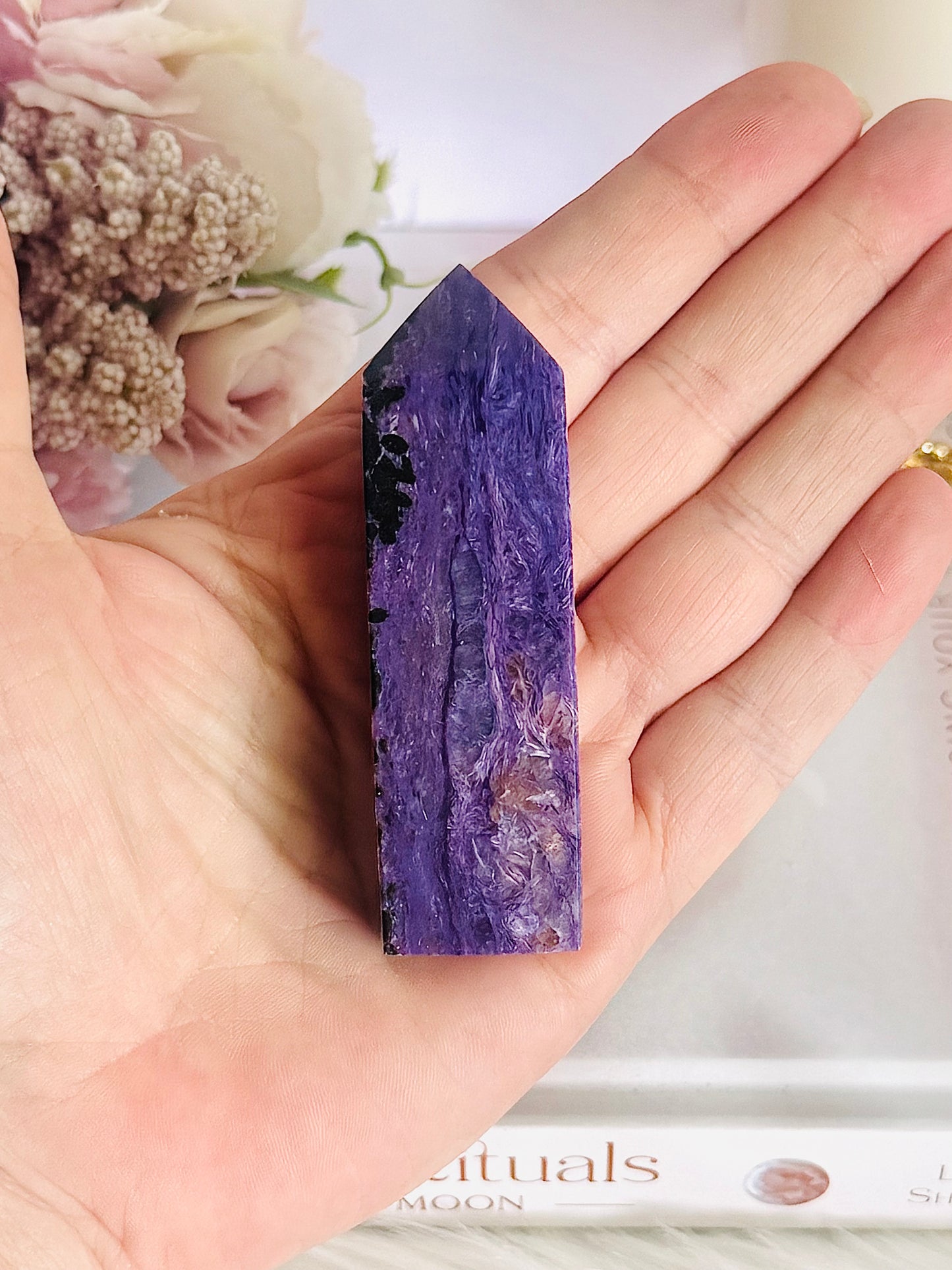 Rare & Incredible Chunky Charoite Tower 8cm