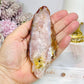 Pink Amethyst Slab On Stand 12cm