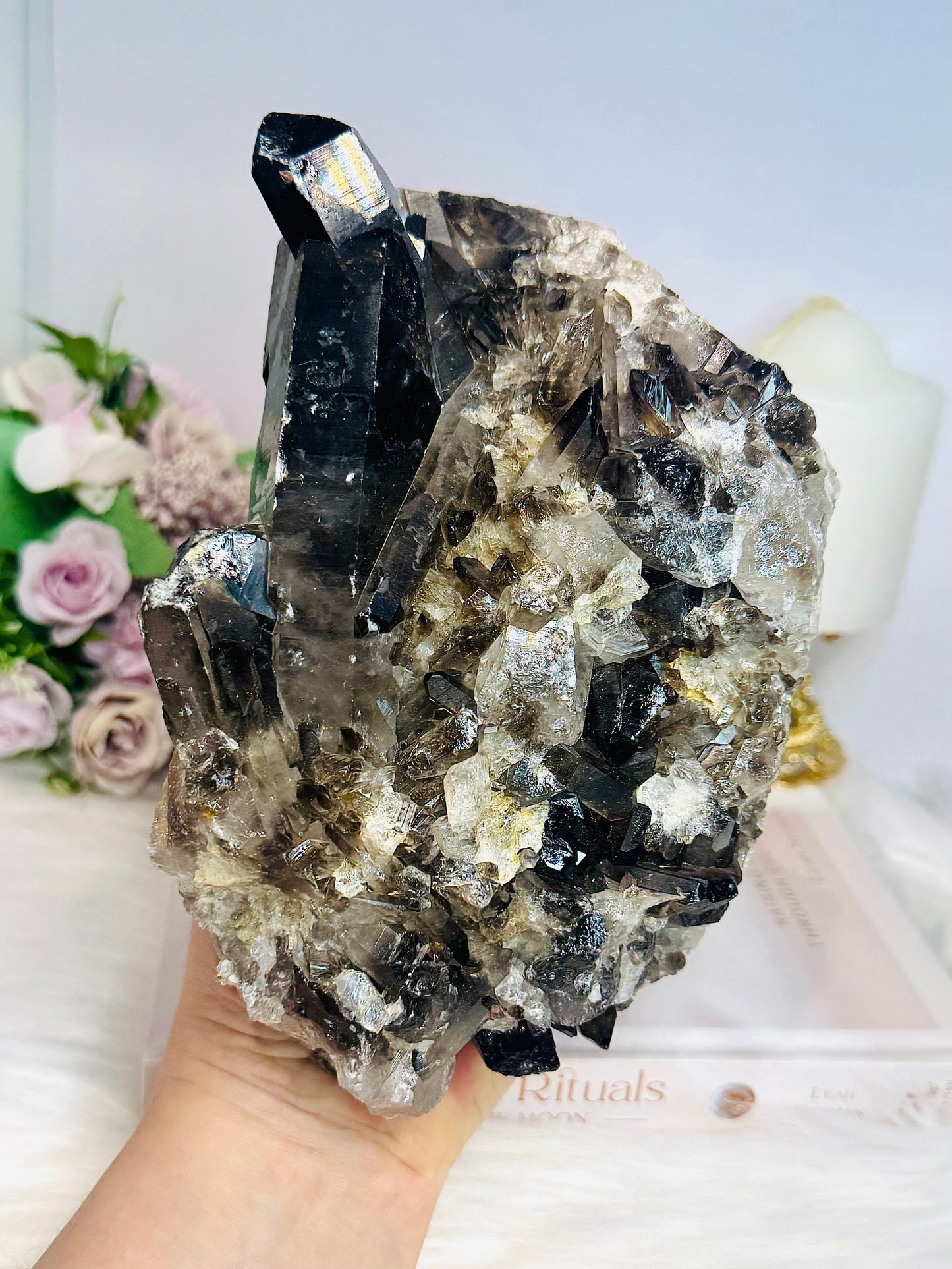Large Smokey Quartz Specimen 1.7KG 18.5cm