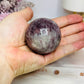 Pink Tourmaline Sphere on Stand 191g