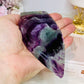 High Grade Fluorite Flame | Freeform with Rainbows 11cm