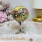 Peach Blossom Tourmaline Sphere On Stand 180g