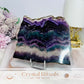Rainbow Fluorite Slab on Stand 12.5cm
