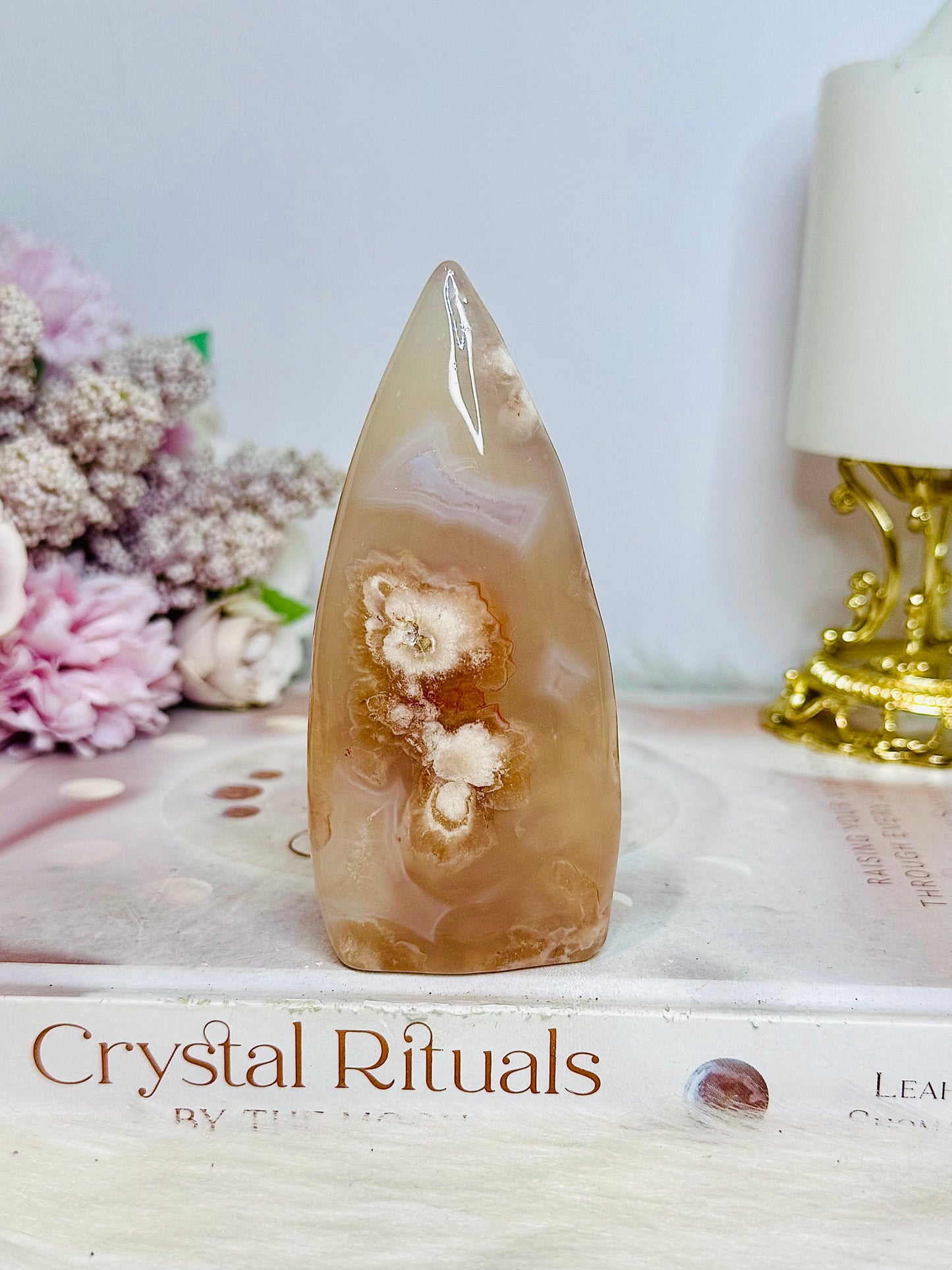 Flower Agate Freeform | Flame 10cm