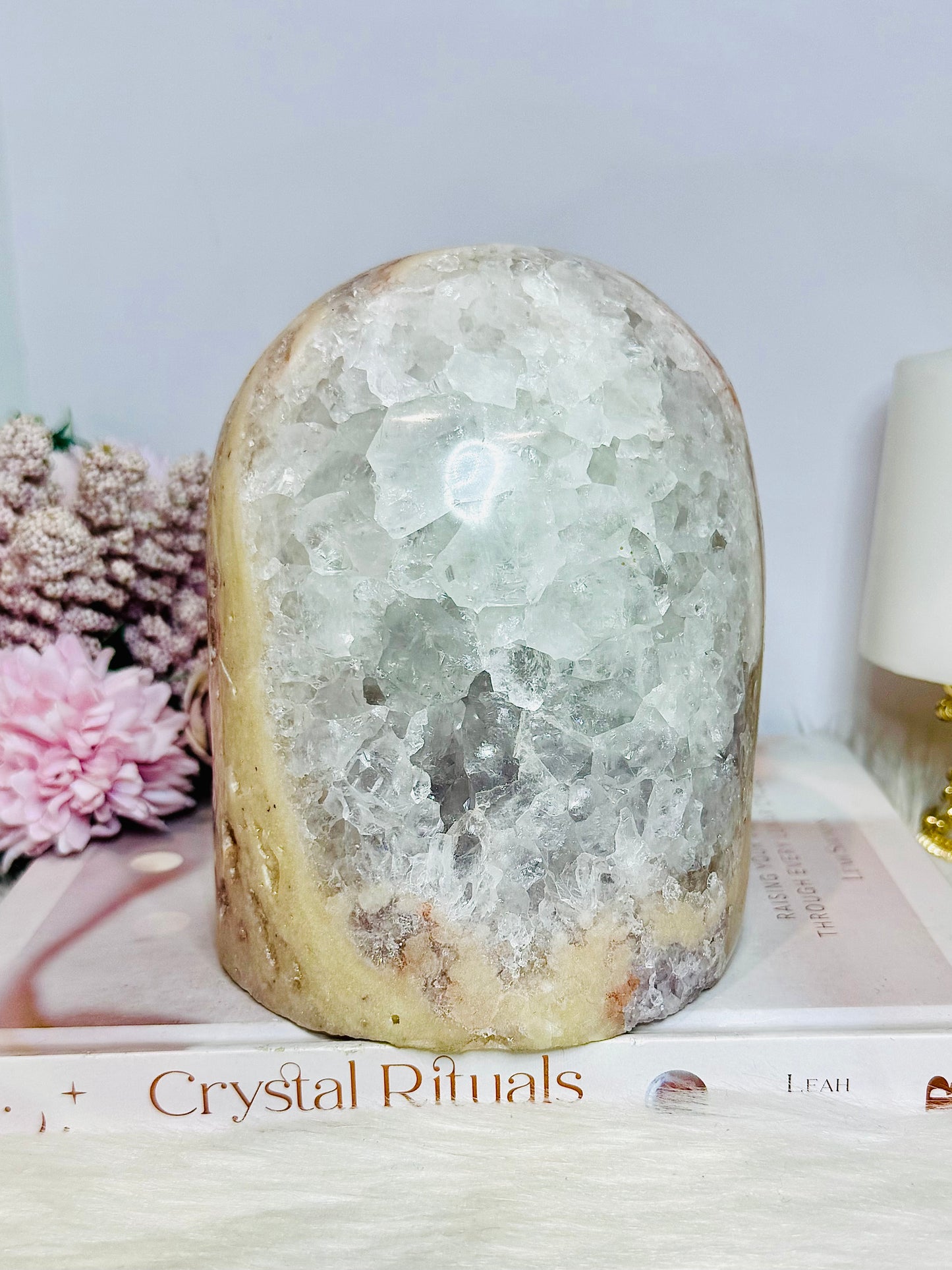 Huge Pink Amethyst Base Cut Cluster | Freeform 2.15KG From Brazil