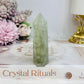 Natural Prasiolite | Green Amethyst Tower 7.5cm