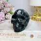 Larvikite Carved Skull 7.5cm 371g