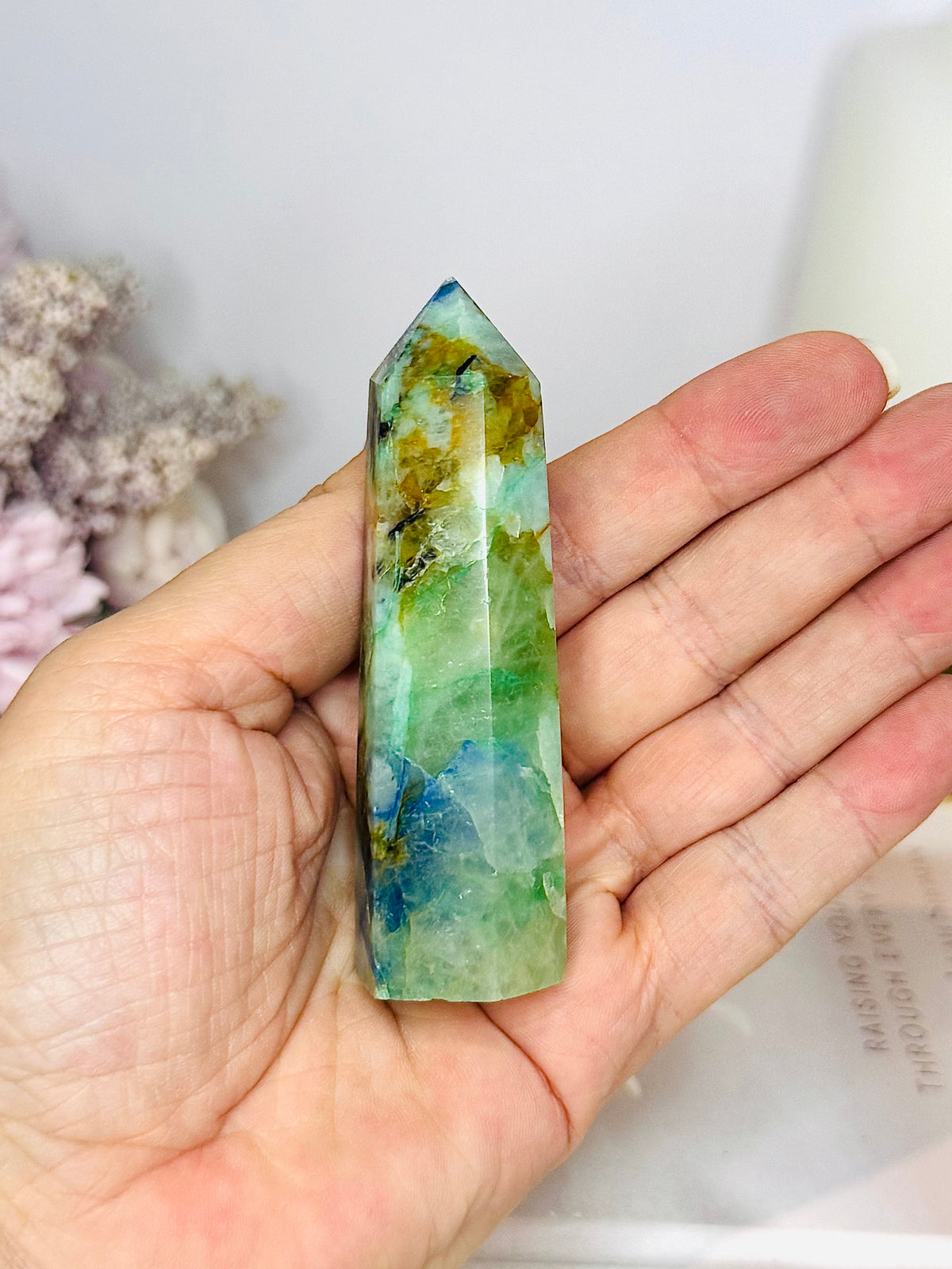 Chrysocolla Tower 8cm