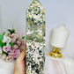 Large Orbicular Ocean Jasper Tower 23cm 915g
