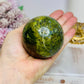 Green Opal Sphere On Stand 313g