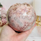 The Pink Amethyst QUEEN ~ Divine Large 10.5cm 1.2KG Druzy Pink Amethyst Sphere on Stand with Stunning Crystallisation