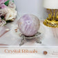 Natural Kunzite Sphere on Stand 5.5cm