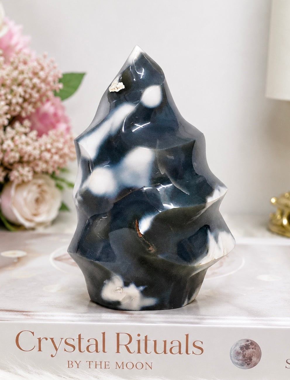Large Orca Agate Flame 1.82KG 16cm