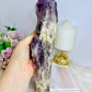 Large Natural Amethyst Dog Tooth 27cm