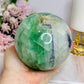 Large Green Fluorite Sphere on Stand 1.45KG