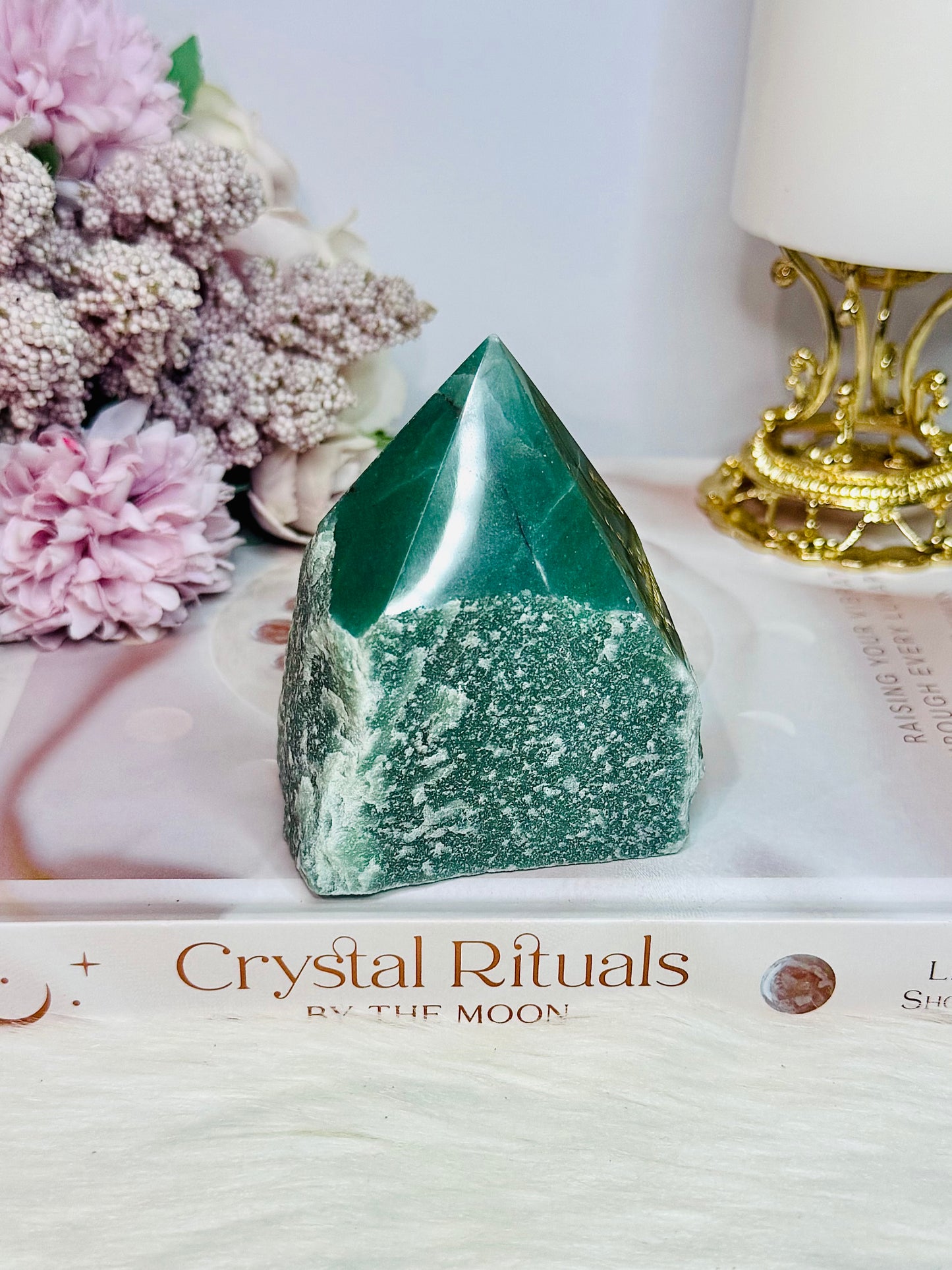 Natural Green Aventurine Polished Point 8.5cm