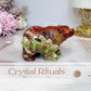 Money Agate Carved Bear 8cm