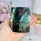 Large Ocean Jasper Carved Cube 611g