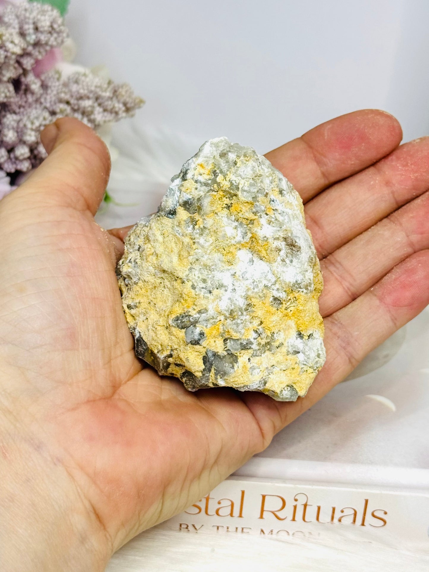 Blue Celestite Cluster 202g