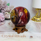 Mookaite Jasper Large Sphere on Stand 393g