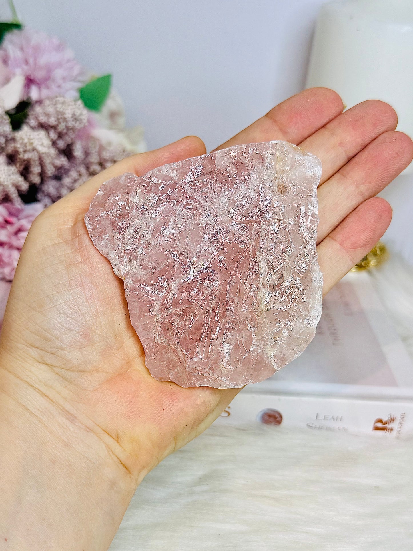 Rose Quart Rough Natural Specimen 217g