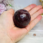 Red Onyx Sphere on Stand